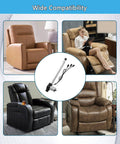 Replacement Linear Actuator For Electric Sofa Lift Chairs And Power Recliners With Three Connector System shown with chairs