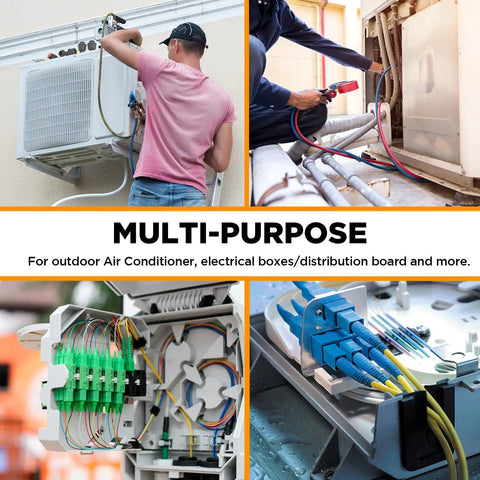 Multi-purpose applications for HDHAODA Conduit Connectors, 1/2 Inch Liquid Tight Connector NPT for electrical installations.