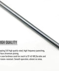Premium 8mm x 350mm chrome plated linear motion rods set of two delivers smooth, precise axis movement, chamfered ends