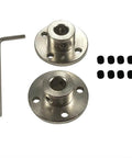 2pcs 8mm Flange Coupling with Wrench High Hardness Shaft Connector Rigid Axis Model Coupler Fitting for DIY Parts A58 Motor