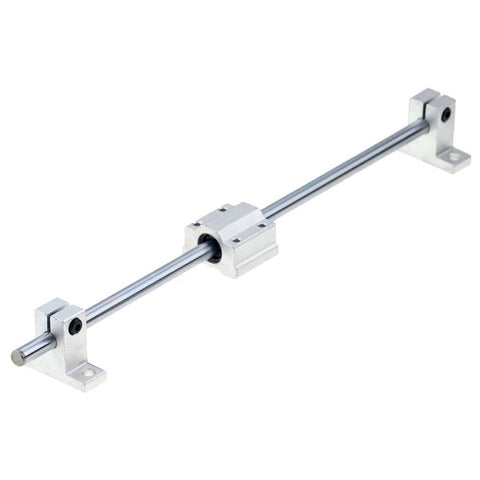 Premium 8mm x 350mm chrome plated linear motion rods set of two delivers smooth, precise axis movement for CNC machines and hobby 3D printers