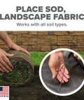 Dissolving Garden Landscape Staples 6 Inch Pins For Weed Barrier Fabric Stakes 11 Gauge Steel 200 Pack Made In USA Non Galvanized Rusting