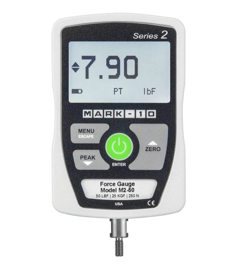 Slick Compact Digital Force Gauge Delivers Rough And Tough Tension Testing With Rapid 500Hz Sampling Rate, digital display