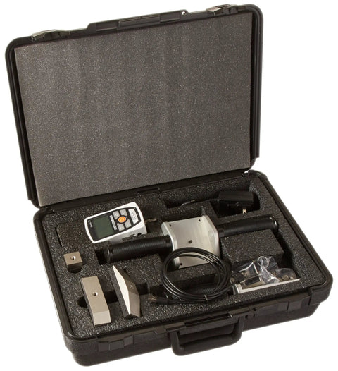 Plug And Go Digital Force Gauge With 500 Pound Range For Ergonomics Testing Kits Series 3 in sturdy carrying case with tools.