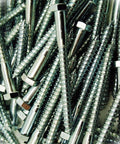 Bulk Pack Of 400 Hex Head Lag Bolts Three Eighths Inch By Four Inch Zinc Plated Wood Screws Multi Purpose Hardware Fastener Assortment Kit For Diy Projects And Heavy Duty Construction close-up view