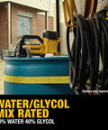 Cordless 20V Max Transfer Pump With 10 GPM Capacity on blue barrel for HVAC and refrigeration, battery not included