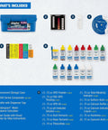 Keep Your Pool And Spa Waters Slick And Safe With This Drop Dead Simple All In One Water Test Kit To Monitor Chlorine pH Alkalinity And Hardness Levels Year Round includes test reagents, comparator, and case.