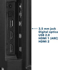 Bang For Your Buck 32 Inch Led Smart Fire Tv With Alexa Voice Remote connectivity ports including HDMI 1, HDMI 2, USB 2.0.