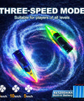 2 Pack Remote Control Boats Featuring 7-Mode LED Lights, 10 Inch RC Speedboats racing with 15 KMH speed and 3 Speed Modes