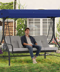 Canopy Replacement Top for GT Porch Swing Model GCS00229C Blue Super Easy Install Swing Chair Canopy Outdoor Shade