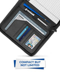 Ride Ready Glove Box Document Folder Holds Car Registration And Insurance Cards In A Snug Black Sleeve designed for console storage.