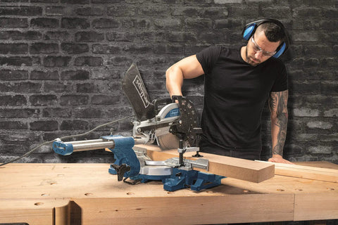 Heavy Duty Workhorse Circular Saw Featuring Knockout 2000 Watt Power Output And Slick Smooth Cutting Action For Toughest Job Site Rip And Crosscut Tasks in action cutting wood.