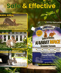 Rabbit Granules For Gardens And Lawns, All Season Rabbit Repellent For Farms And Landscapes, Covers Up To 4,560 Sq Ft bag