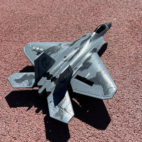 Dope Remote Control Jet Plane With Extra 3 Batteries, LED Lights, Easy To Fly For Beginners, Rugged Fighter Army RC Aircraft Toy