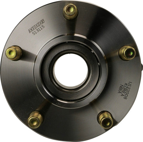 Heavy Duty Front Wheel Bearing And Hub Assembly For Ford Mustang 1994 To 2004, close-up view with six mounting holes.