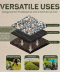 Heavy-Duty Weed Barrier Fabric 4 By 100 Feet Breathable Woven Polypropylene Ground Cover Blocks Weeds With Soil And Gravel