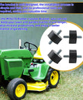 Heavy Duty Rubber Vibration Mounts To Keep Your John Deere Smooth As Butter Replace M76270 M89320 Set Of 4 Isolation Bushings shown on tractor