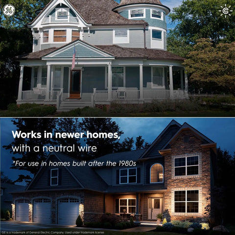 Vintage and modern homes showing Smart Motion Sensing Dimmer Switch With Occupancy Sensor For Auto Lighting App Controlled