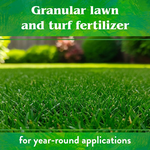 Lush green lawn fertilized with Bio Turf Lawn Food 8 3 5 All Natural Organic Fertilizer For Grass Lawn Landscape And Ornamentals OMRI Listed