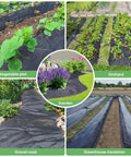Heavy Duty Weed Barrier Fabric, 3 Feet By 50 Feet, used in garden, orchard, vegetable plot, gravel road, and greenhouse insulation