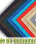 Assorted colors of Sun Shade Sail fabrics showcasing customization options, including Beige Sun Shade Sail Right Triangle 16ft X 16ft X 22ft With UV Block UPF50 Water Permeable Heavy Duty Patio Awning For Outdoor Spaces Garden Backyard Or Yard Custom Size Available For Your Space