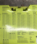 Back of 300 Piece Drill And Drive Kit With Pro Grade Bits And Driver Set, Sockets, Magnetic Bit Holder, Heavy Duty Case, tool list visible