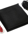 Replace Damaged Screen On Windows Or Patio Doors With This No Fuss Screen Door Repair Kit Featuring A Rolling Tool And 48 Inch By 84 Inch Charcoal Fiberglass Screen Cloth For Quick Durable Rescreening, showing tool, screen cloth, and spline