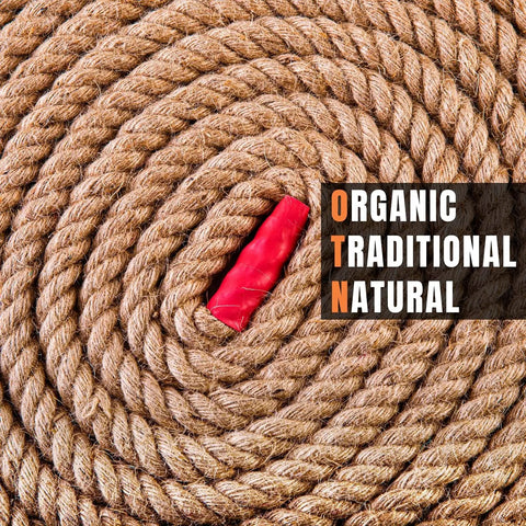 Heavy Duty 20mm Natural Fiber Rope For Crafts And Outdoors Twisted 4 Strand Manila Style Jute And Hemp Rope Coiled