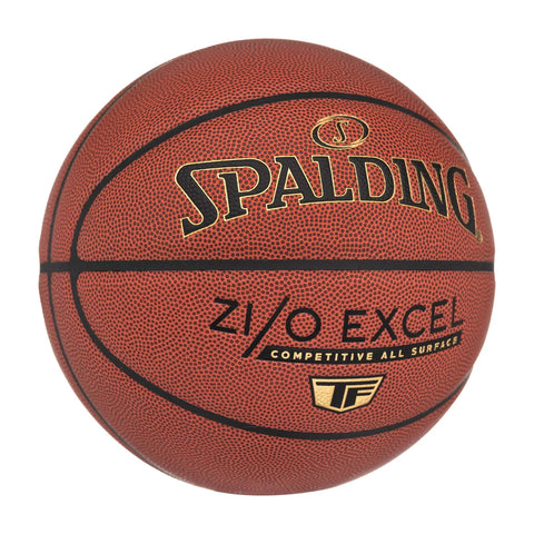 Zi O Excel Indoor Outdoor Basketball 29.5 Inch Official Size 7 with foam backed feel and durable composite cover.