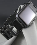Watch Adapters for Tread and Tread LT in Black 16mm Lug Size Includes Pin Tool and Replacement Pins Lets You Swap Watch Bands Fast Apple Watch Compatible Adapters Patent Pending on multi-tool bracelet.