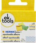 Front view of Herma Dotto Repositionable Adhesive Refill 12 Pack For Dotto Tape Dispenser, 49.2 Feet Of Acid Free Repositionable Glue.