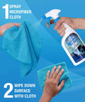 Dope All In One Electronics Cleaning Spray Kit with Microfiber Towel for TV Phone Monitor Laptop Keyboard Tablet and More