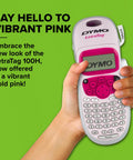 Pink Handheld Label Maker For Home And Office, Lets You Create Quick, Stylish Labels With ABC Keyboard, 13-Character LCD
