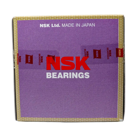 Smooth Operator 6206 2RS Single Row Deep Groove Ball Bearing With Double Rubber Seal 30X62X16mm Dimensions packaging box from NSK.
