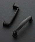 30 Pack Solid 3 Inch Cabinet Handles Matte Black Zinc Alloy Pulls for Kitchen Cupboards and Drawers, modern hardware top view