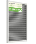 Top Notch 16X25X1 HVAC Furnace Air Filter Reusable And Washable MERV 8 Rated Electrostatic Mesh with aluminum frame.
