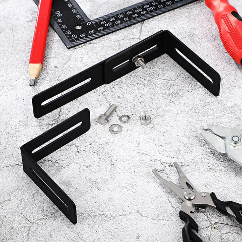 Adjustable Universal Mounting Bracket For CB And Ham Radios And Scanners, 6 To 10 Inch Width, tools and bolts included