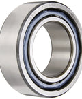 Double Row Angular Contact Ball Bearing With Converging Angle Design A C3 Clearance Open Cage 32 Degree Contact Angle 100 mm Bore 215 mm OD
