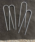 6 Inch Landscape Staples 9 Gauge Galvanized Steel Ground Cover Pins For Garden Fencing And Lawn Projects Heavy Duty Nails