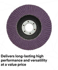 Flap Disc 769F Type 27 40 Plus Ceramic Precision Shaped Grain Grinding and Finishing Disc high performance abrasive