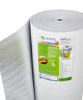 5mm Reflective Foam Core Insulation Roll 16 By 50 Ft R15 Radiant Barrier Vapor Barrier And Sound Shield White Foil No Painting Required
