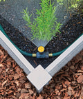 Three Pack Multi Adjustable Spike Sprinklers With Quick Connect Bundle watering garden corner