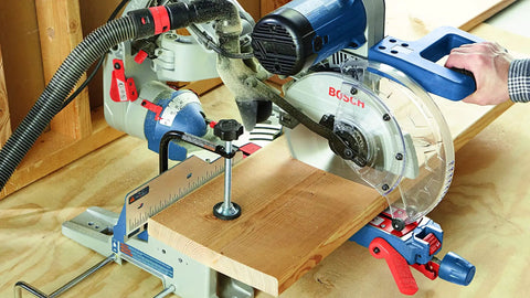 Compact Miter Saw With Axial Glide System, 15 Amp Corded 10 Inch Dual Bevel Sliding, 60 Tooth Carbide Blade, Easy Square Lock Fences, Dust Collection For Cleaner, Precise Crosscuts