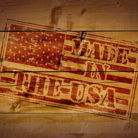 Made in USA stamp on wood for RV Vacuum Breaker Check Valve Protects Fresh Water From Pollutants And Backflow In Your RV Water System Ideal For One Fixture Use For Safe Fresh Water On The Go Made In America.