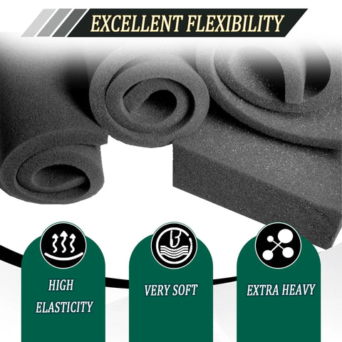 Top Drawer High Density Polyethylene Foam Pads For Nail Your Packing Runs - Heavy Duty Cushioning Blocks rolled foam pads highlighting flexibility.