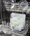 Reusable Quart Vacuum Zipper Bags, 10 Count, BPA Free, Microwave Safe, Leakproof in dishwasher with dishes