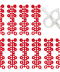 PGP Adjustable Rotor Sprinkler Nozzle 10 Pack Red With Installation Key Included For Lawn Care And Irrigation