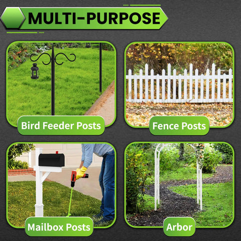 Multipurpose uses for compact 1.6 inch garden auger drill bit for precise planting and post holes 16.5 inch length illustrated