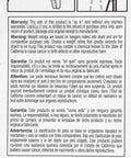Instructions and warranty details for Top Shelf Heavy Duty Picture Hanger Brass Finish Holds 100 Lbs Reinforced Elbow Built Like A Tank.