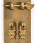 Top Notch Vintage Peg And Ring Cabinet Handles, Solid Brass Drawer Pulls, 2 Pack Kitchen And Bathroom Hardware With Mounting Screws, A Badass Smooth Finish For Your Next Home Upgrade. Vintage solid brass handles with ornate design.